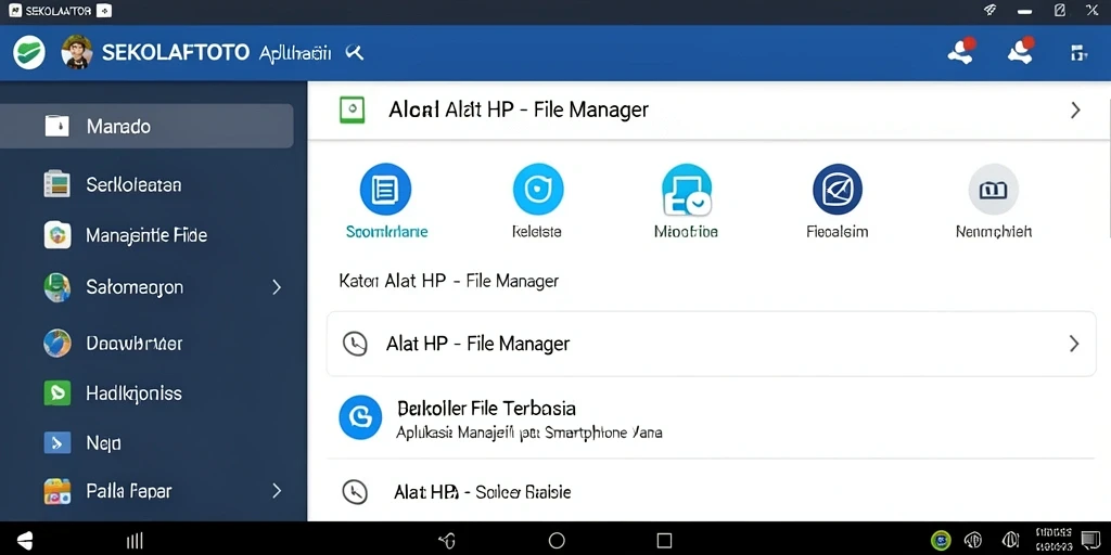 Tampilan antarmuka SEKOLAHTOTO yang intuitif dan ramah pengguna.