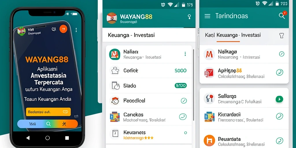 Tampilan antarmuka aplikasi WAYANG88 dengan fitur investasi yang menarik.