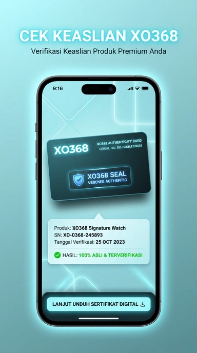 Tampilan kanal resmi xo368
